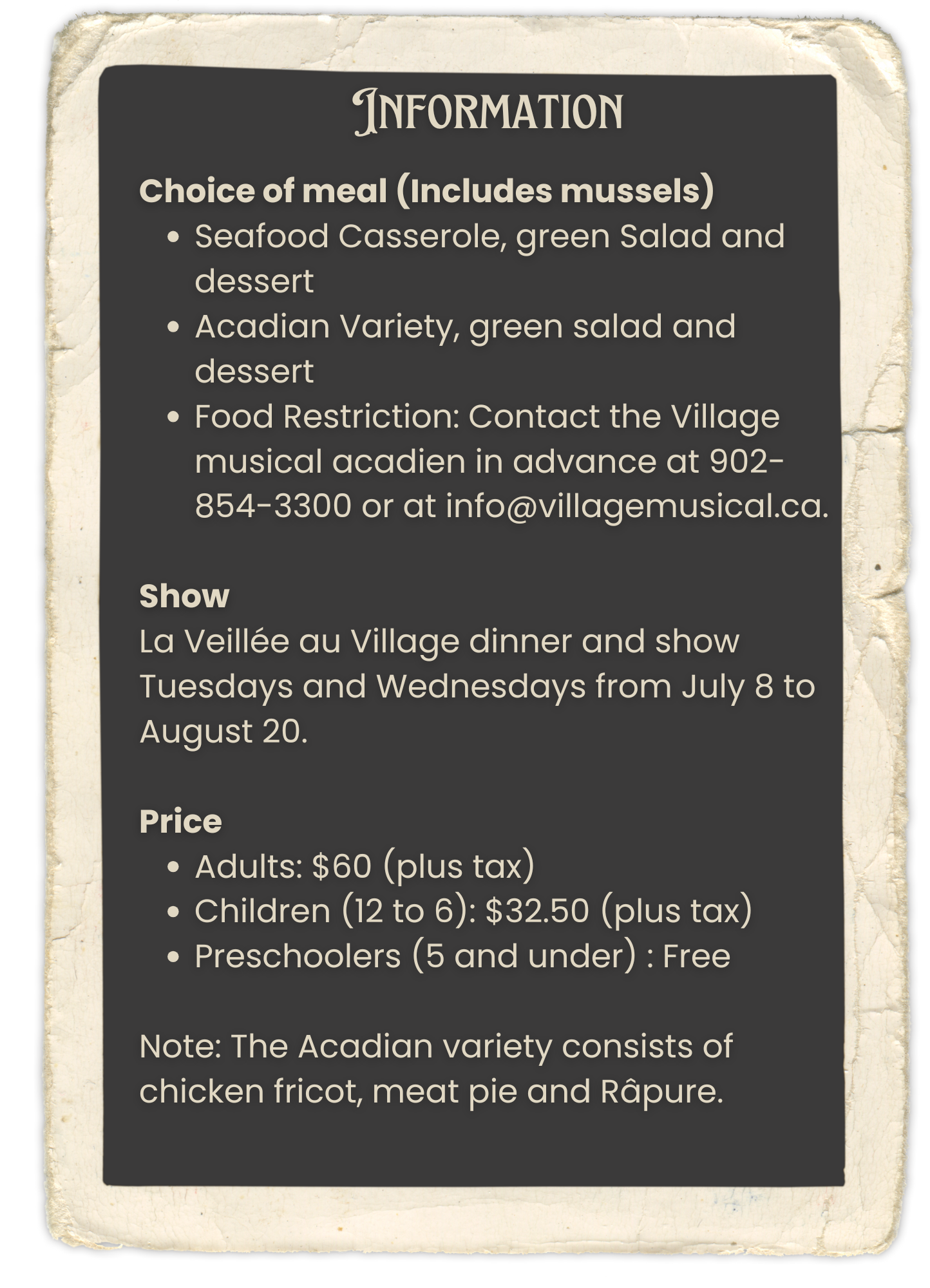 La Veillée au Village 2025 image 3