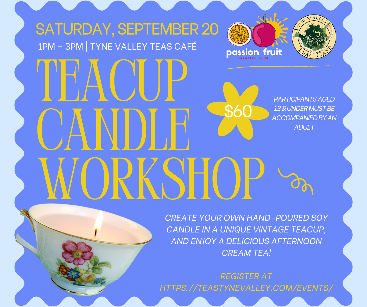 Tea Cup Candle Workshop image 1