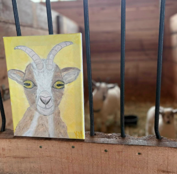 Brush Strokes & Bleats – A Goat-Guided Art Experience - experience image