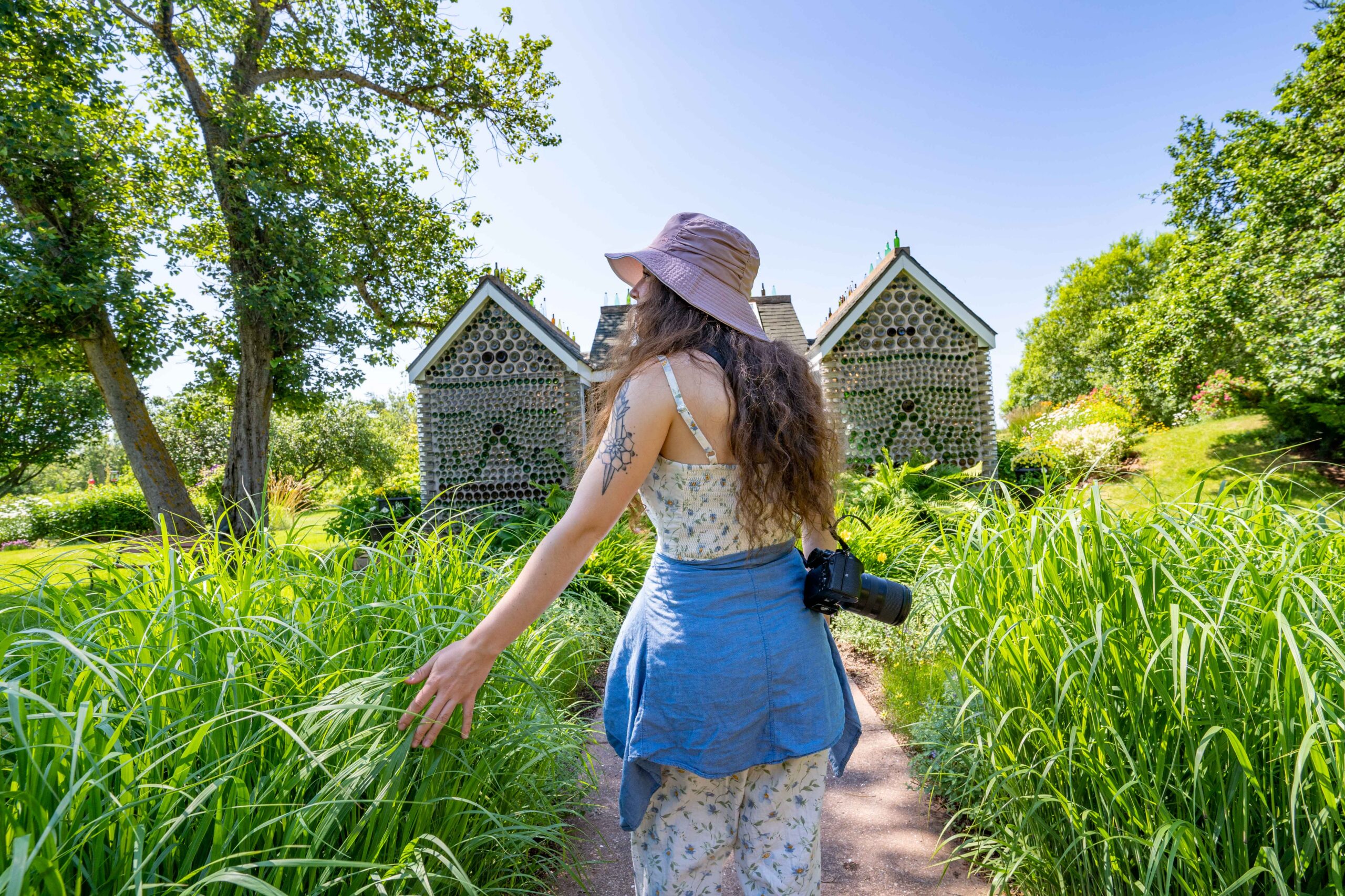 The Bottle Houses in Cap-Egmont, Prince Edward Island